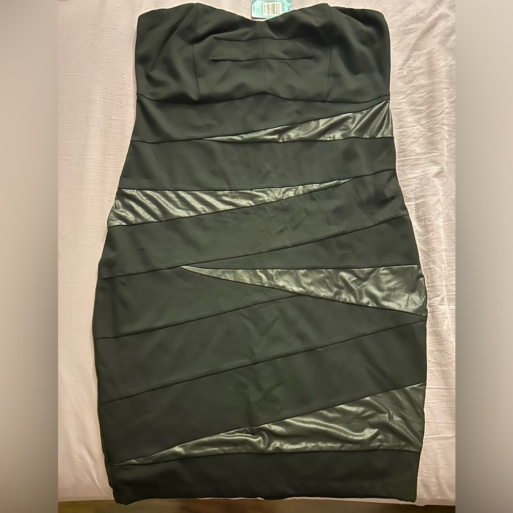 Strapless black dress very sexy brand new